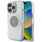 Etui Guess IML Metal Colored Circle Classic Logo MagSafe do iPhone 16 Pro M