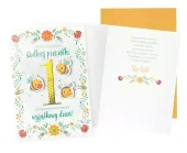 Karnet B6 Urodziny Roczek (Pszczółki)