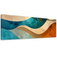 Obraz do salonu sypialni biura loftu, Abstrakcyjne kształty 150x50