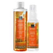 Avon Senses Golden Embrace Zestaw Mgiełka Żel 250