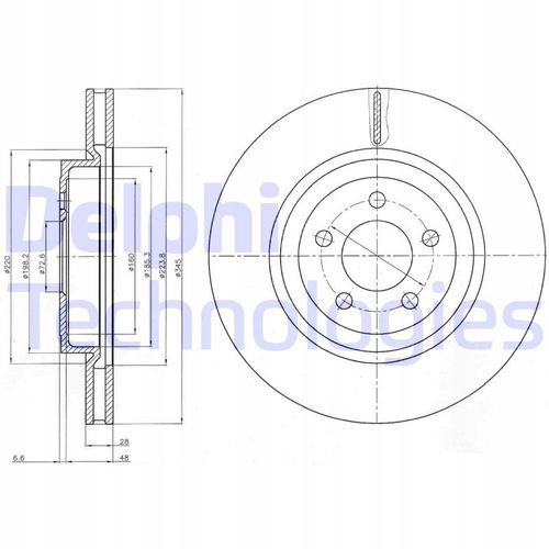 TARCZA HAM PRZOD 345X28 V na Arena.pl