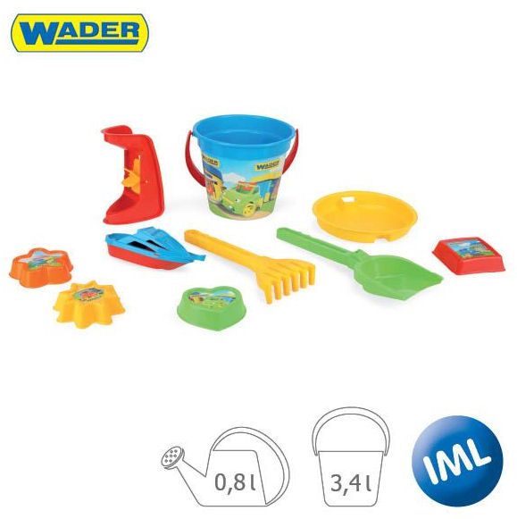 WADER 75035 Komplet do piasku z IML DUZY 10el zdjęcie 2