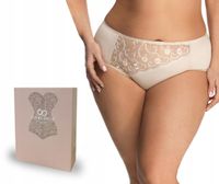 Majtki figi pełne Gorsenia K577 Roma, beżowe, XL