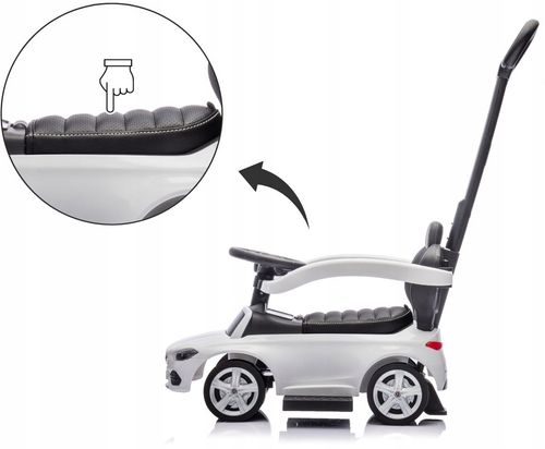 Jeździk Milly Mally Pojazd MERCEDES C-CLASS DELUXE SIEDZISKO EKOSKÓRA na Arena.pl