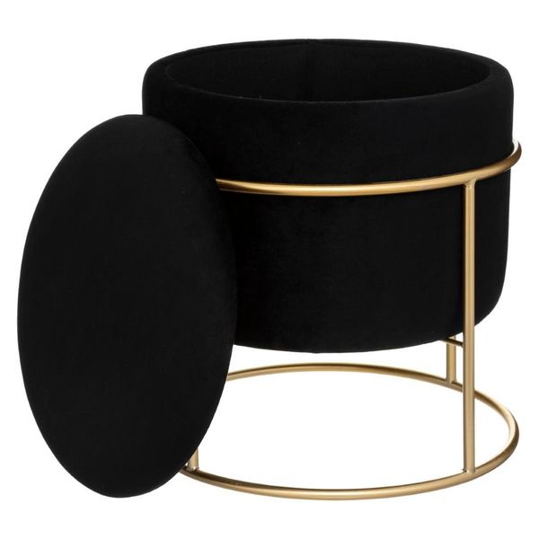 Pufa Eliane czarna zdjęcie 2