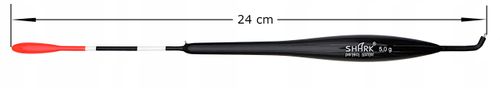 SPŁAWIK PRZELOTOWY boczny Z BALSY 5,0 g/ 24 cm SHARK na Arena.pl