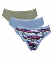 FIGI Sloggi GO Crush High leg C3P BAWEŁNIANE majtki damskie 3 szt. M 38