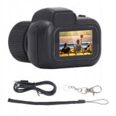 Mini aparat cyfrowy 1080P 2 MP 100 minut pracy na baterii Mała kamera CE