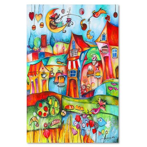 Deco Panel, Bajkowe miasteczko 60x90 na Arena.pl