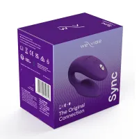 we-vibe sync 2 purple - bezprzewodowe urządzenie intymne dla par bluetooth