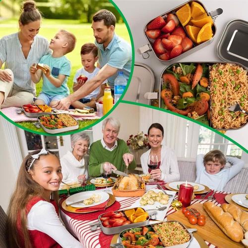 Lunchbox pojemnik metalowy 1400ML na Arena.pl