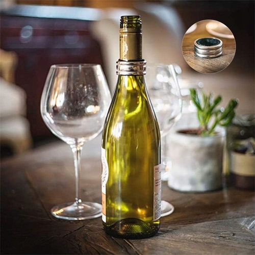 ZESTAW AKCESORIA DO WINA 4w1 NA PREZENT KORKOCIĄG KOREK PIERŚCIEŃ NALEWAK na Arena.pl