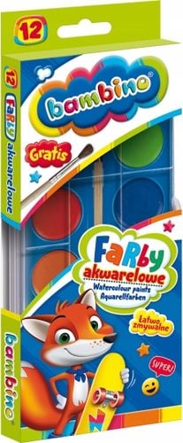 farby akwarelowe 12kol bambino 1857 a'12 na Arena.pl