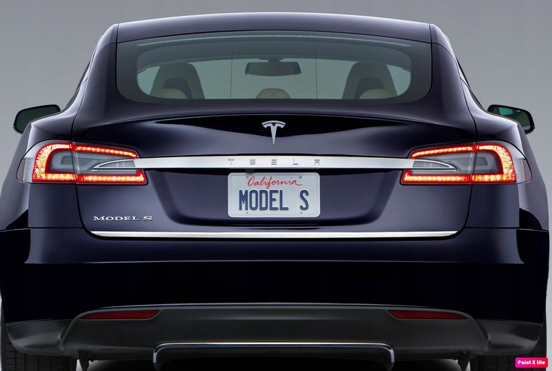 TESLA Model S - LISTWA CHROM Chromowana Klapa zdjęcie 1