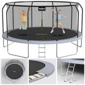 Trampolina z siatką Rebel 3,8 cm FT 15 (457-465 cm) drabinka
