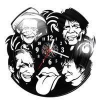 Zegar ścienny z płyty winylowej The Rolling Stones 1297.14
