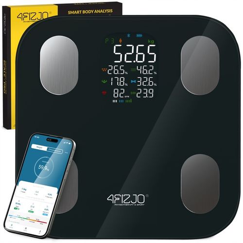 WAGA ŁAZIENKOWA ANALITYCZNA ELEKTRONICZNA POMIAR TŁUSZCZU BMI SZKLANA na Arena.pl