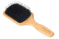 Naturalna DUŻA BUKOWA SZCZOTKA DO WŁOSÓW Włosie Dzika ROZCZESYWACZ Masująca