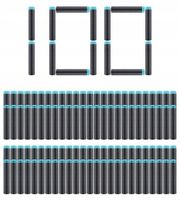 PIANKOWE STRZAŁKI ZURU X-SHOT NERF I INNE 100szt.