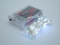 lampki na druciku 10m  100led  białe światło