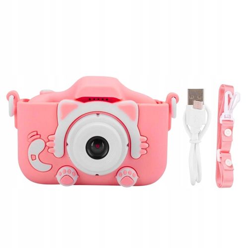 APARAT CYFROWY DLA DZIECI KOTEK Z KARTĄ PAMIĘCI FOTGRAFICZNY + GRATIS na Arena.pl
