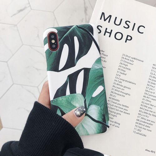 Etui Hard Case Iphone X Monstera Liście Leaves na Arena.pl