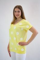 Bluzka krótki rękaw Malwina Żółta UNI