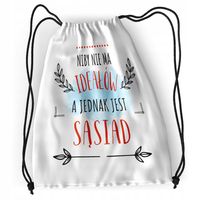 Plecak Dla Sąsiada Sportowy Szkolny Worek Torba Z Nadrukiem Ze Zdjęciem