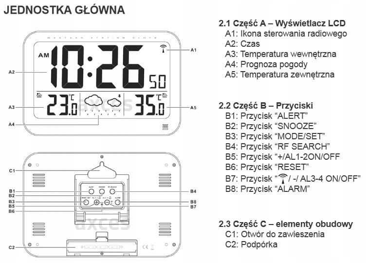 Stacja Pogody Stacja Pogodowa HYUNDAI Prognoza zdjęcie 7