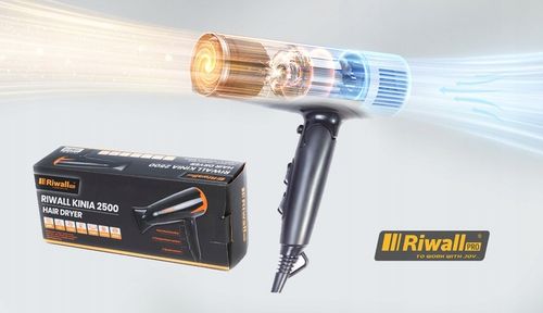 SUSZARKA DO WŁOSÓW RIWALL KINIA TURBO 90km/h +DYFUZOR +KONCETRATOR na Arena.pl