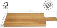 Deska do krojenia z drewna dębowego  39,5 x 13 cm