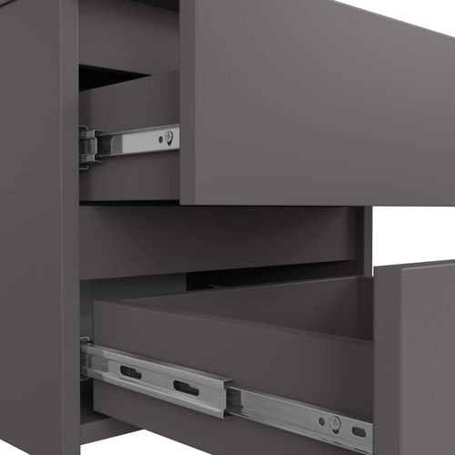 Szafka nocna, stolik, STILO, 40x35x40 cm, grafit szary, mat | TYLETEGOTU na Arena.pl