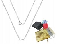 Srebrny Łańcuszek ANKIER 925 do Zawieszek Krzyżyków Medalików 40cm x 1,5mm