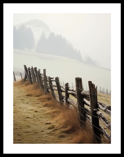 Plakat 30x40cm Spowity Mgłą na Arena.pl