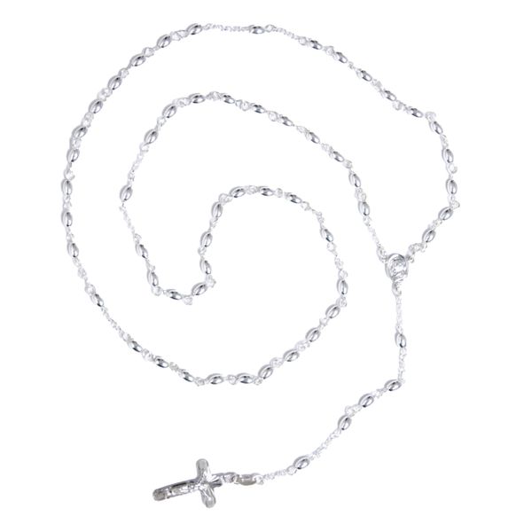 Różaniec ze srebra próby 925 RT-28 zdjęcie 1