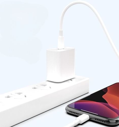 SZYBKA ŁADOWARKA DO IPHONE KOSTKA 20W + KABEL 2M / USB-C - IPHONE LIGHTING na Arena.pl