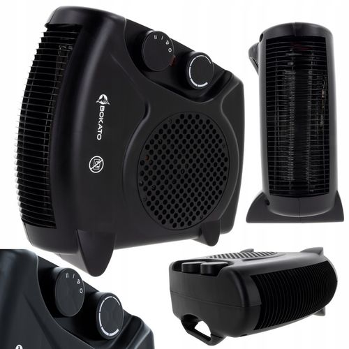 TERMOWENTYLATOR FARELKA GRZEJNIK ELEKTRYCZNY 2000W Z TERMOSTATEM 3 na Arena.pl