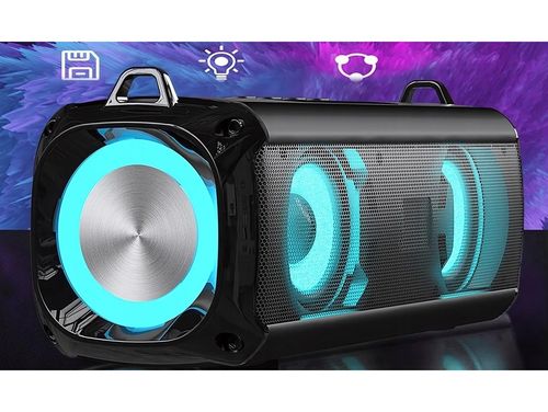 Głośnik bluetooth led przenośny mobilny bezprzewodowy radio boombox usb na Arena.pl