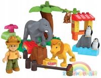MEGA BLOKS klocki BLOK TOWN safari dzikie zwzierzę