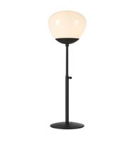 Stojąca lampa gabinetowa Rise na stół loft biała czarna