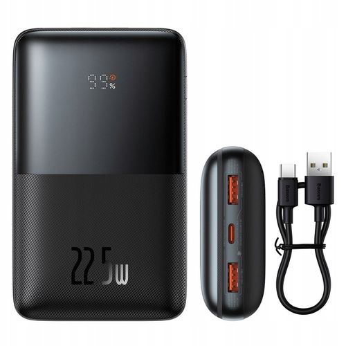 BASEUS SZYBKI POWER BANK Bipow Pro 20000mAh 22.5W MOCNY POWERBANK PD QC na Arena.pl