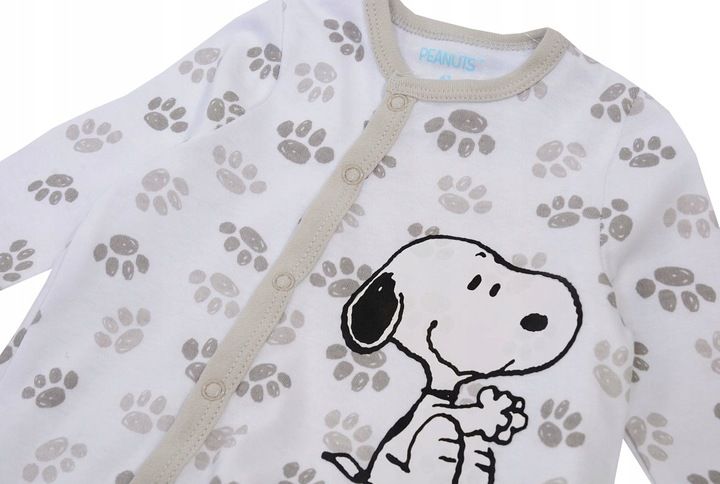 SNOOPY piesek PAJAC kombinezon bawełna 80 R021i zdjęcie 2