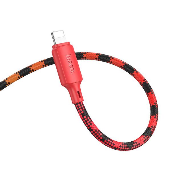 Kabel USB C do Lightning Hoco PD 27W 1 m X116 gradient czerwony zdjęcie 1