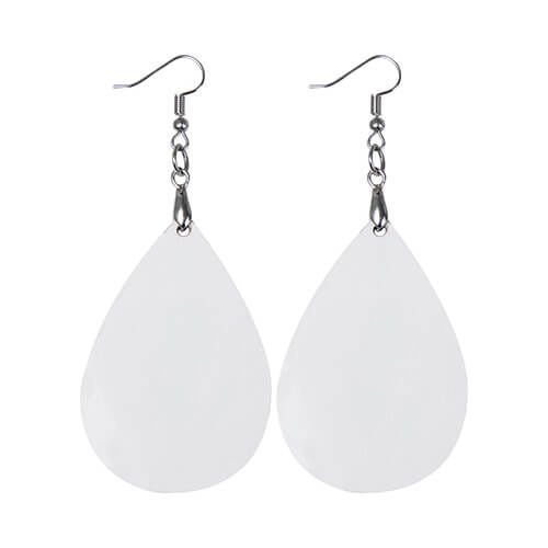 Kolczyki z MDF-u do sublimacji - kropla zdjęcie 1