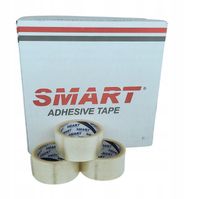 Taśma klejąca pakowa Smart transparent karton 36szt dł 66y