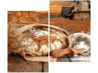 80X70CM CHLEB WIEJSKI ZAKWASIE DUO OBRAZ