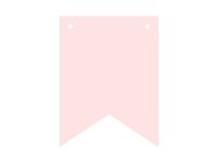 Baner DIY, 16 cm, różowy [stwórz swój baner]