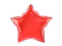 Balon foliowy gwiazda, czerwony, 45 cm (18 cali) [balon na hel]