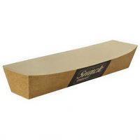 tacka papierowa głęboka good food 18,5 x 3,3 x 3,5 cm 50 szt.