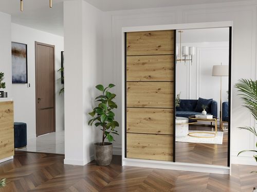 Szafa przesuwna Rivano I 150 cm z lustrem na Arena.pl